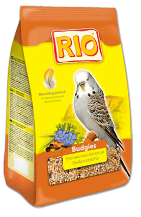 Упаковка корма Rio в период линьки
