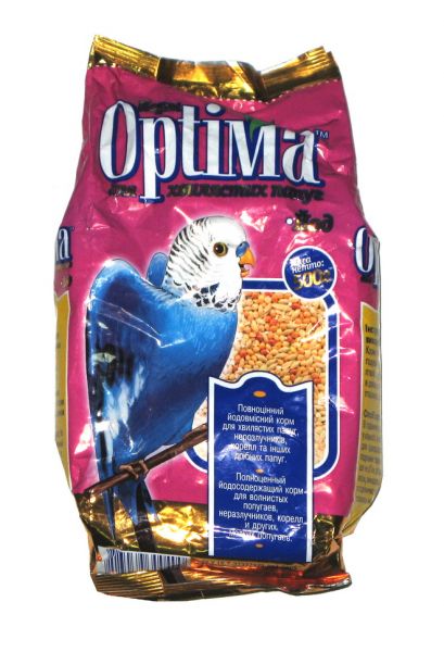 Корм optima- для волнистых попугаев