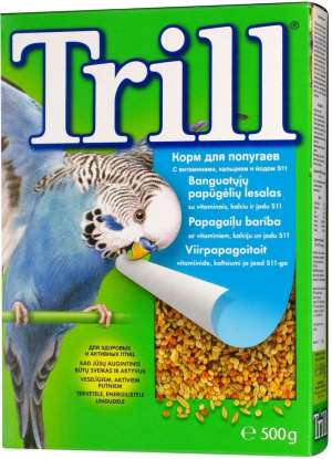 Корм Trill для волнистых попугаев