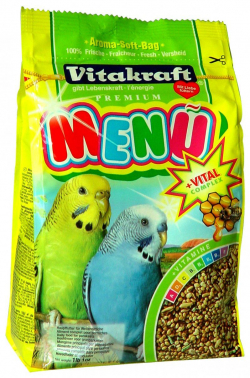 Корм для волнистых попугаев Vitakraft menu